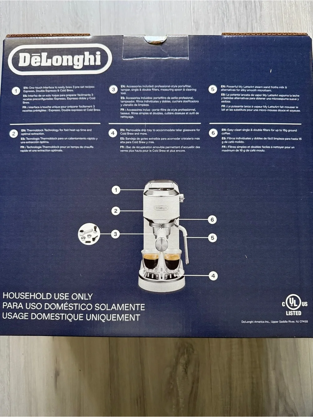 DeLonghi Dedica Duo Espresso & Cappuccino Maker - White.